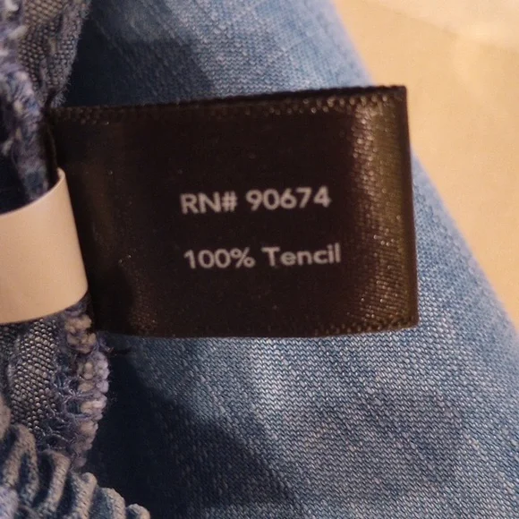 Boston Proper Tencil Denim Wide Leg Jeans - Picture 6 of 7